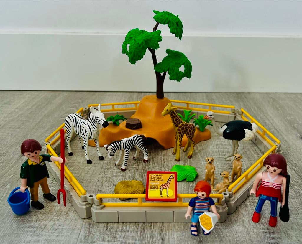 Playmobil mini dierentuin 5968 compleet, Ophalen of Verzenden, Gebruikt