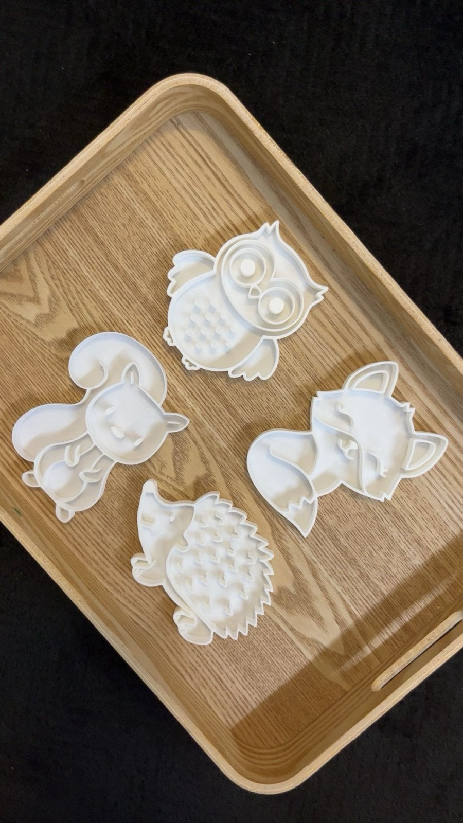 Vulvormen herfstdieren wit, Kinderen en Baby's, Speelgoed | Educatief en Creatief, Hoogersmilde Beilervaart 1, Ophalen of Verzenden