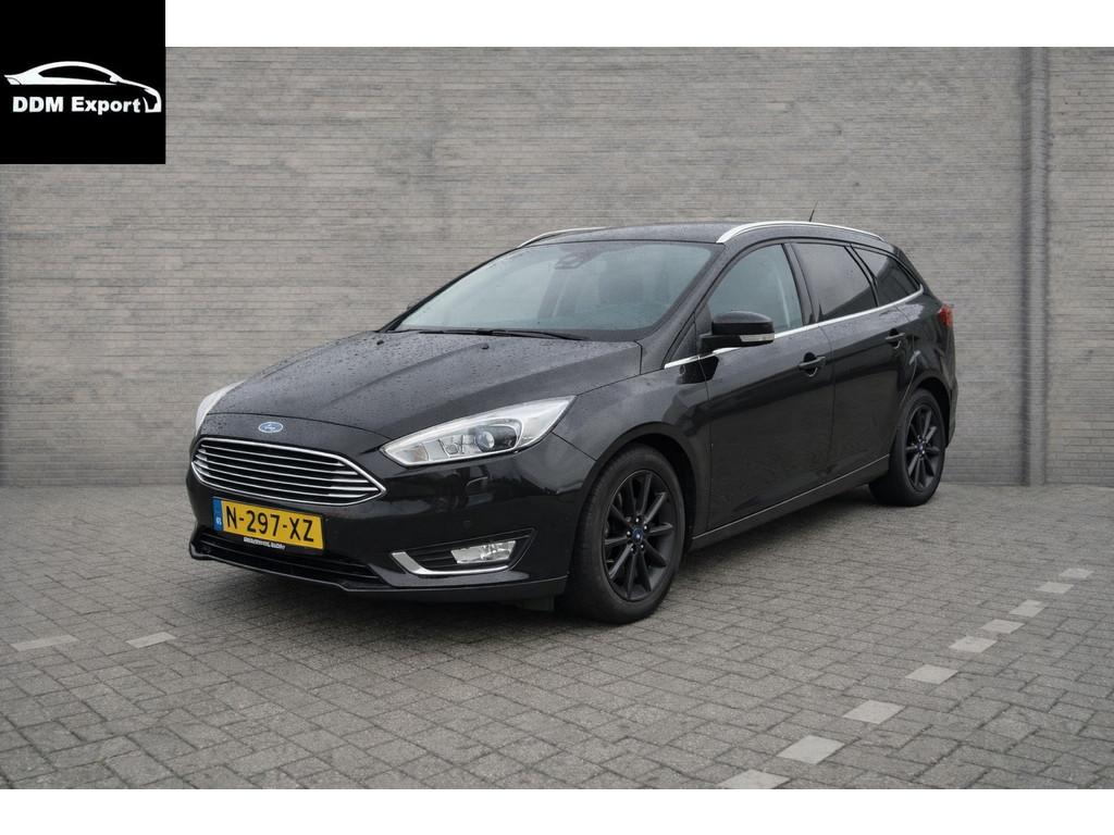 Ford FOCUS Wagon Titanium Edition | FACELIFT | Clima | Navi, Stof, Euro 6, Zwart, Handgeschakeld