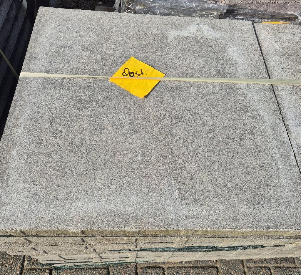 Tuintegel beton Licht Grijs 60x60x4cm 80st. 28.7m2, Nieuw, Ophalen of Verzenden, 10 m² of meer, Beton