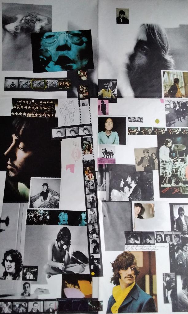 Originele Beatles Poster White Album Nederlandse Persing, Ophalen, A1 t/m A3, Muziek, Rechthoekig Staand