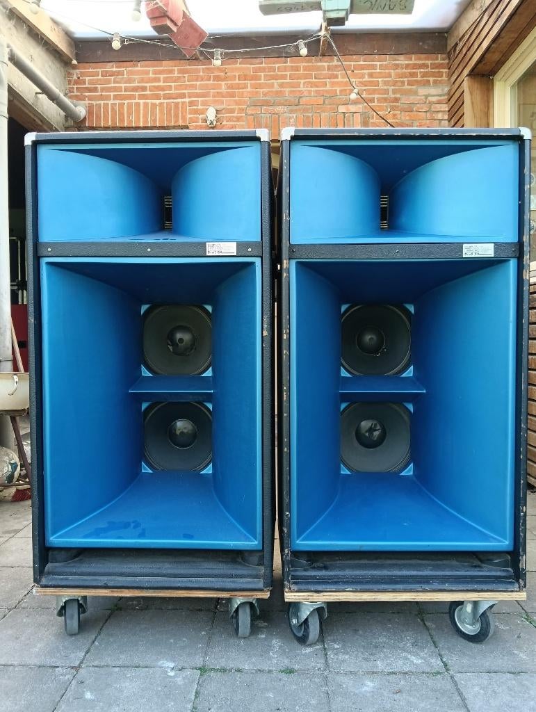 2 x ESS Blue Ox US full range luidsprekerkasten Vintage, Audio, Tv en Foto, Luidsprekers, Gebruikt, Overige typen, 120 watt of meer
