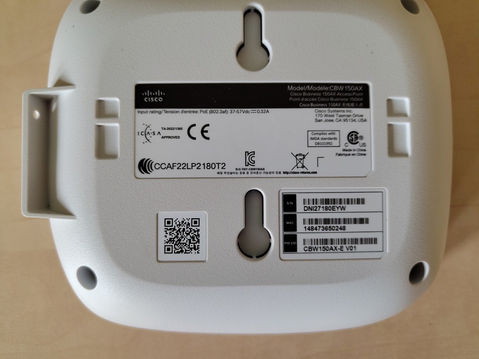 Cisco CBW150AX Access Point - Set van 3, Ophalen of Verzenden, Gebruikt, Cisco