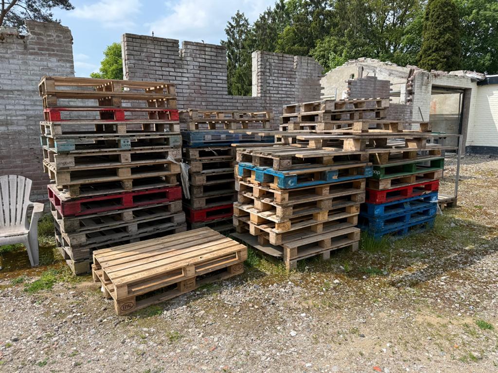 Partij pallets, Ophalen, Zo goed als nieuw, Pallet, Minder dan 200 cm
