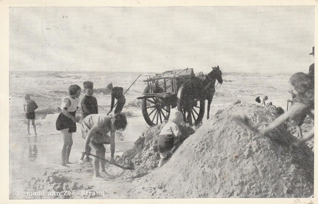 Egmond aan Zee, Ophalen of Verzenden, 1940 tot 1960, Gelopen, Noord-Holland