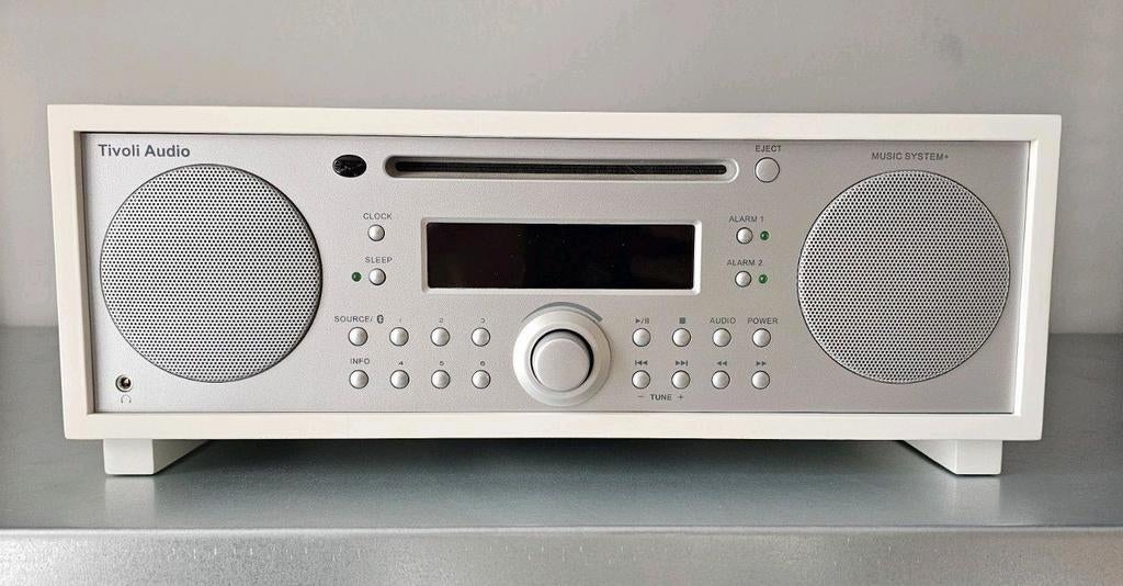 Tivoli Audio Music System Plus CD/BT FM/AM/DAB+ radio in wit, Ophalen of Verzenden