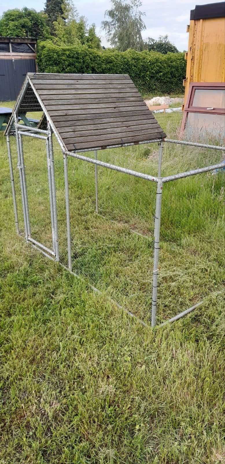 Buitenverblijf kippenren buitenren, Ophalen, Gebruikt, Kippenhok of Kippenren