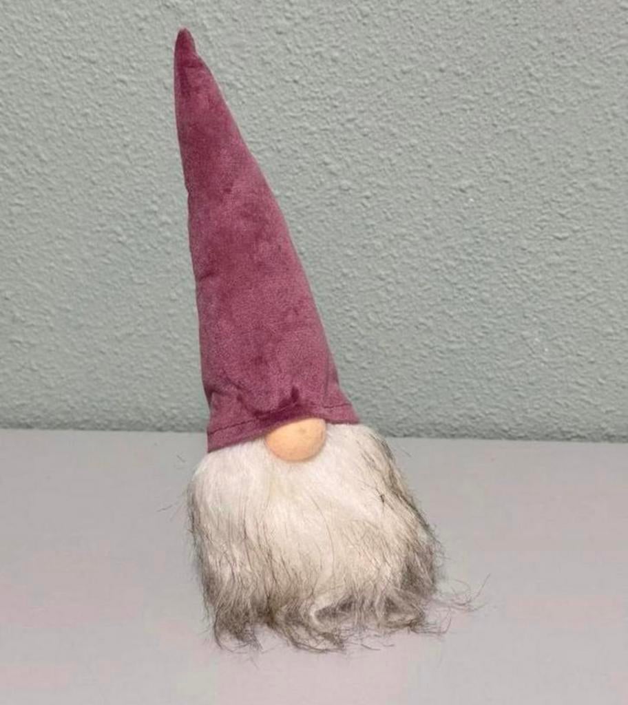 Gnoom kerstmis kabouter met puntmuts en baard 27cm hoog, Ophalen of Verzenden, Zo goed als nieuw, H, H