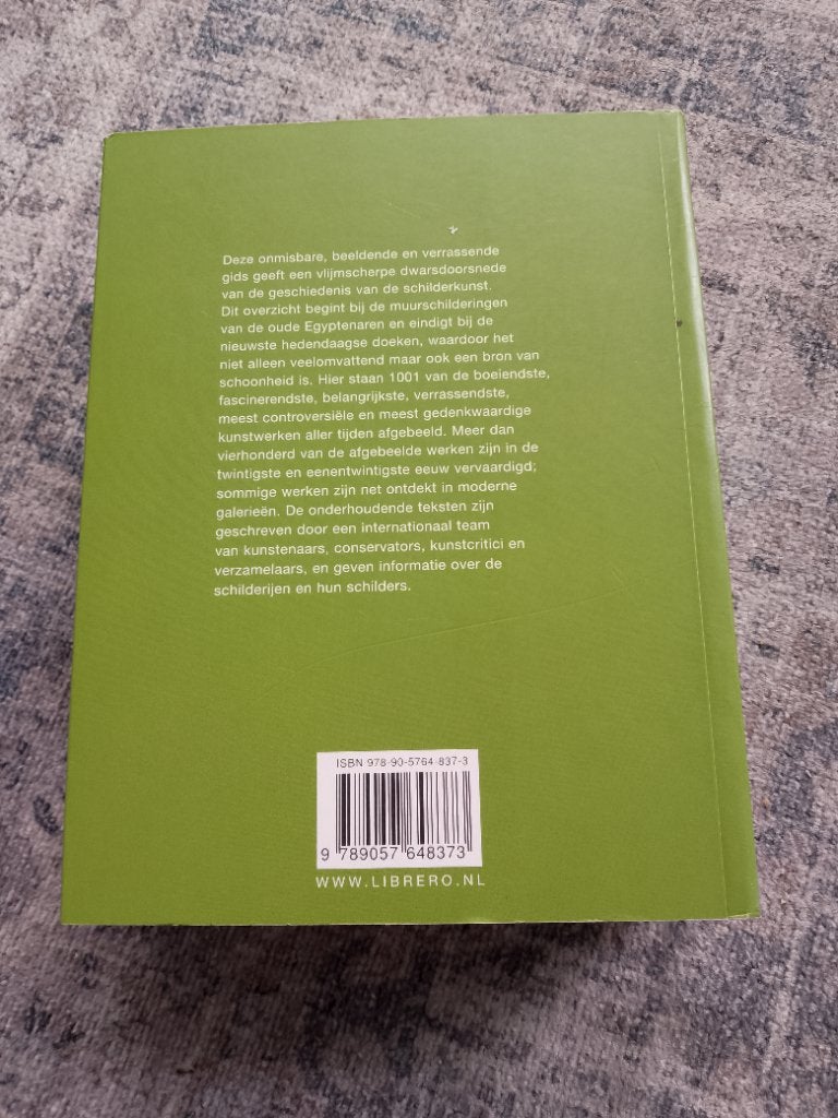 1001 schilderijen die je gezien moet hebben, 15 €, Ophalen, Zo goed als nieuw, Schilder- en Tekenkunst