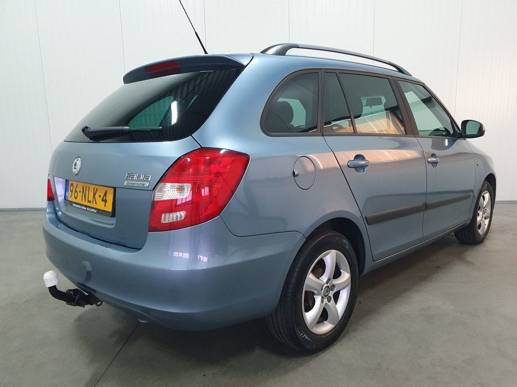 Skoda Fabia Combi 1.2 TDI Greenline CRUISE/AIRCO/TRHAAK, Auto's, Skoda, Voorwielaandrijving, Euro 5, 1199 cc, Blauw