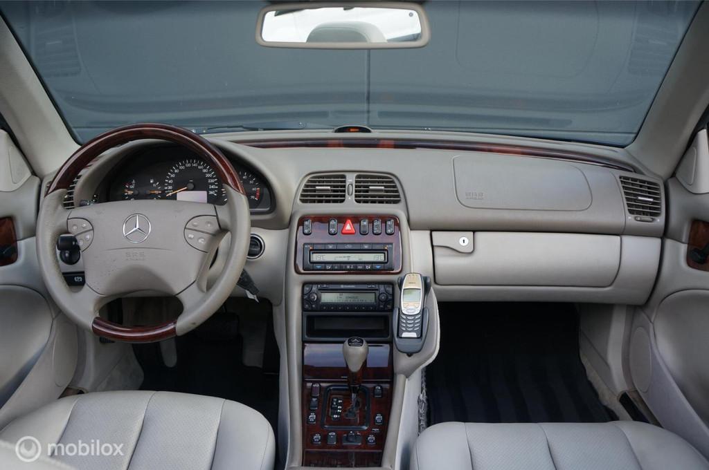 Mercedes CLK-klasse Cabrio 320 Aut. Elegance Bose Origineel!, Auto's, Mercedes-Benz, Achterwielaandrijving, Gebruikt, Beige, 1595 kg