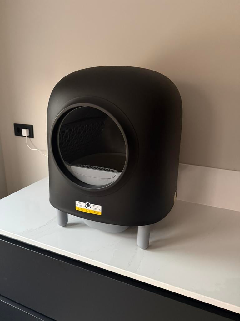 Petree Cube Zelfreinigende Kattenbak Automatisch - Zwart, Ophalen, Petree Cube, Petree Cube, Zo goed als nieuw