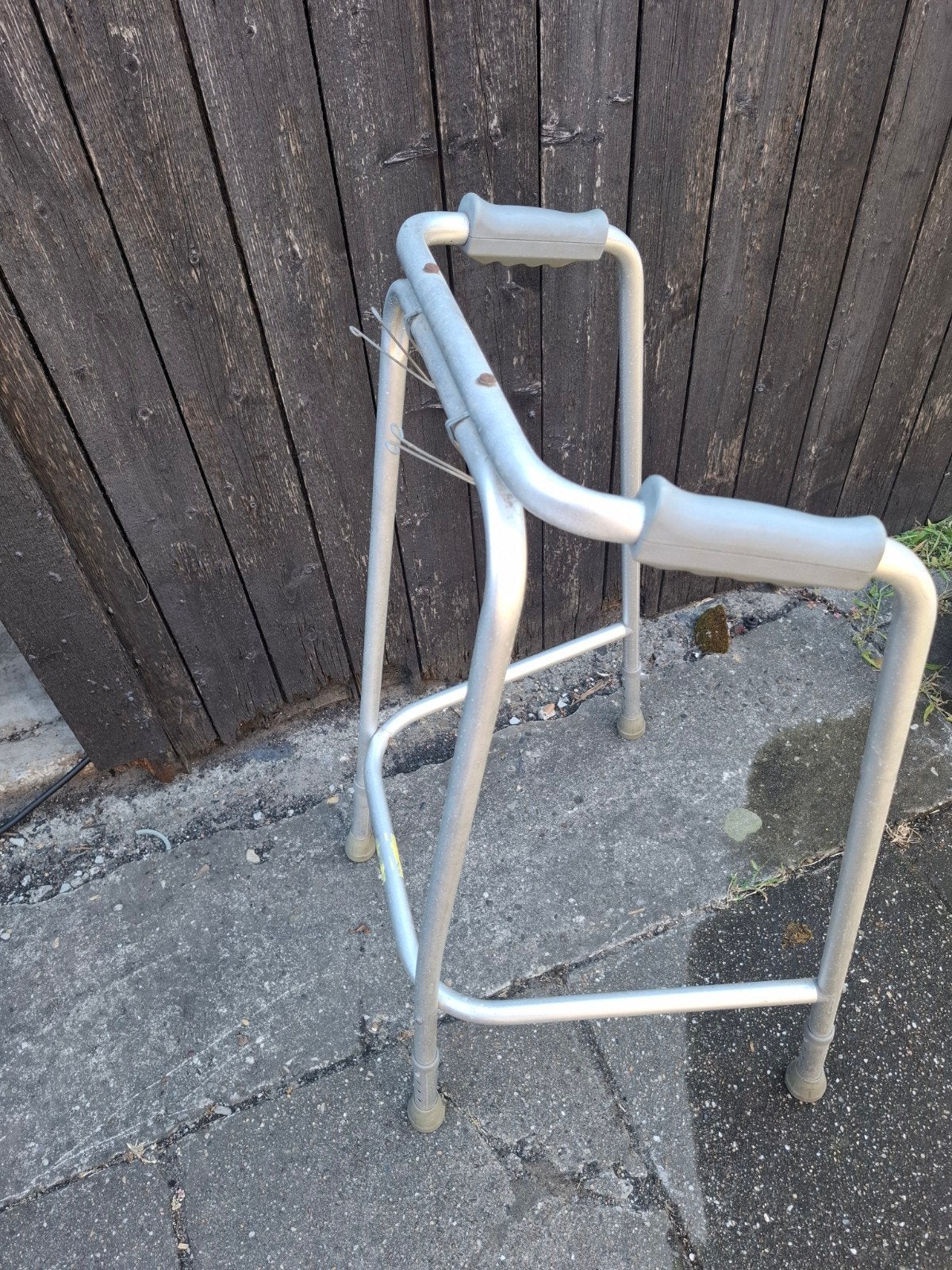 aluminium looprek, Ophalen