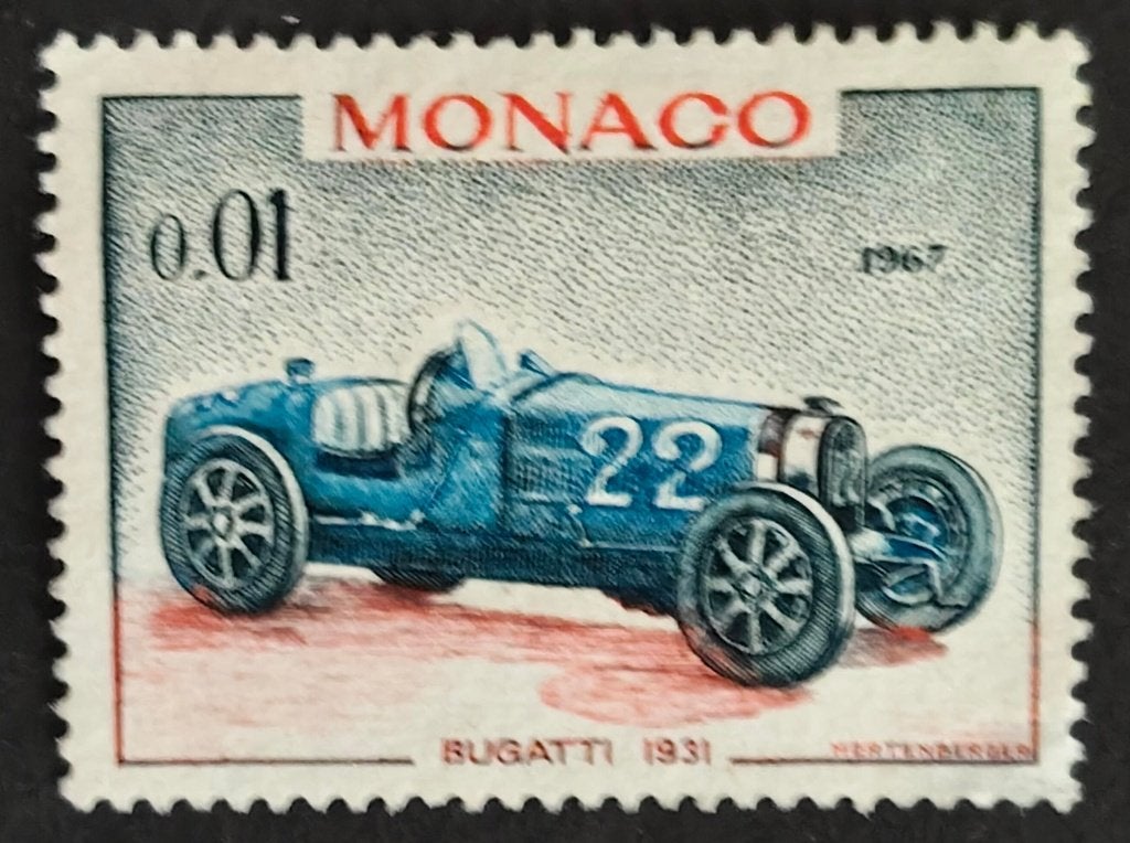 MONACO - Bugatti 1967, Verzenden, Monaco, Postfris