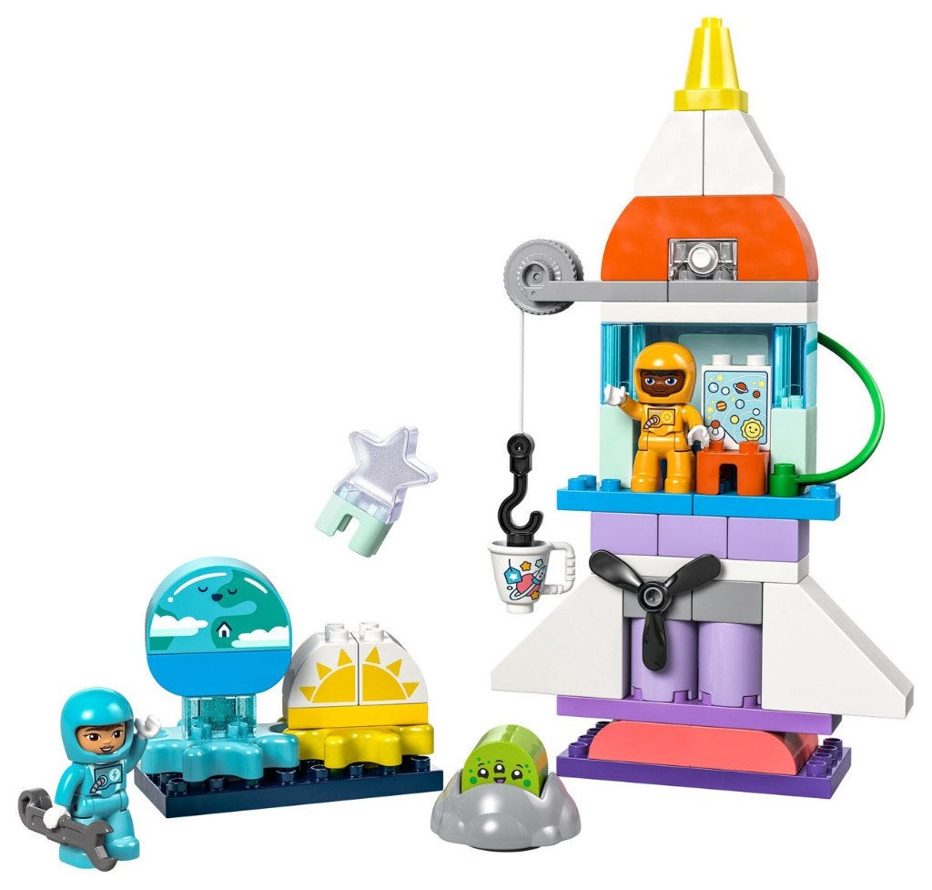 LEGO 10422 Duplo 3in1 Ruimte Avontuur 58 delig, Inclusief instructies, Nieuw, Ophalen of Verzenden, Space