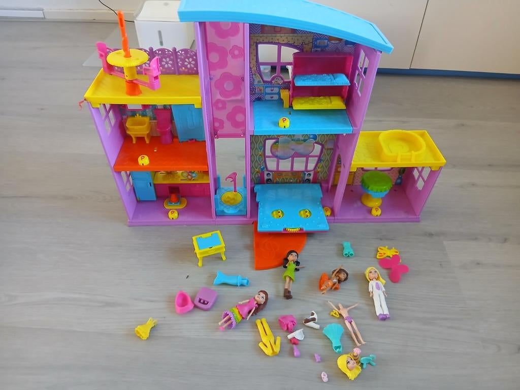 Polly pocket huis, Ophalen of Verzenden, Gebruikt