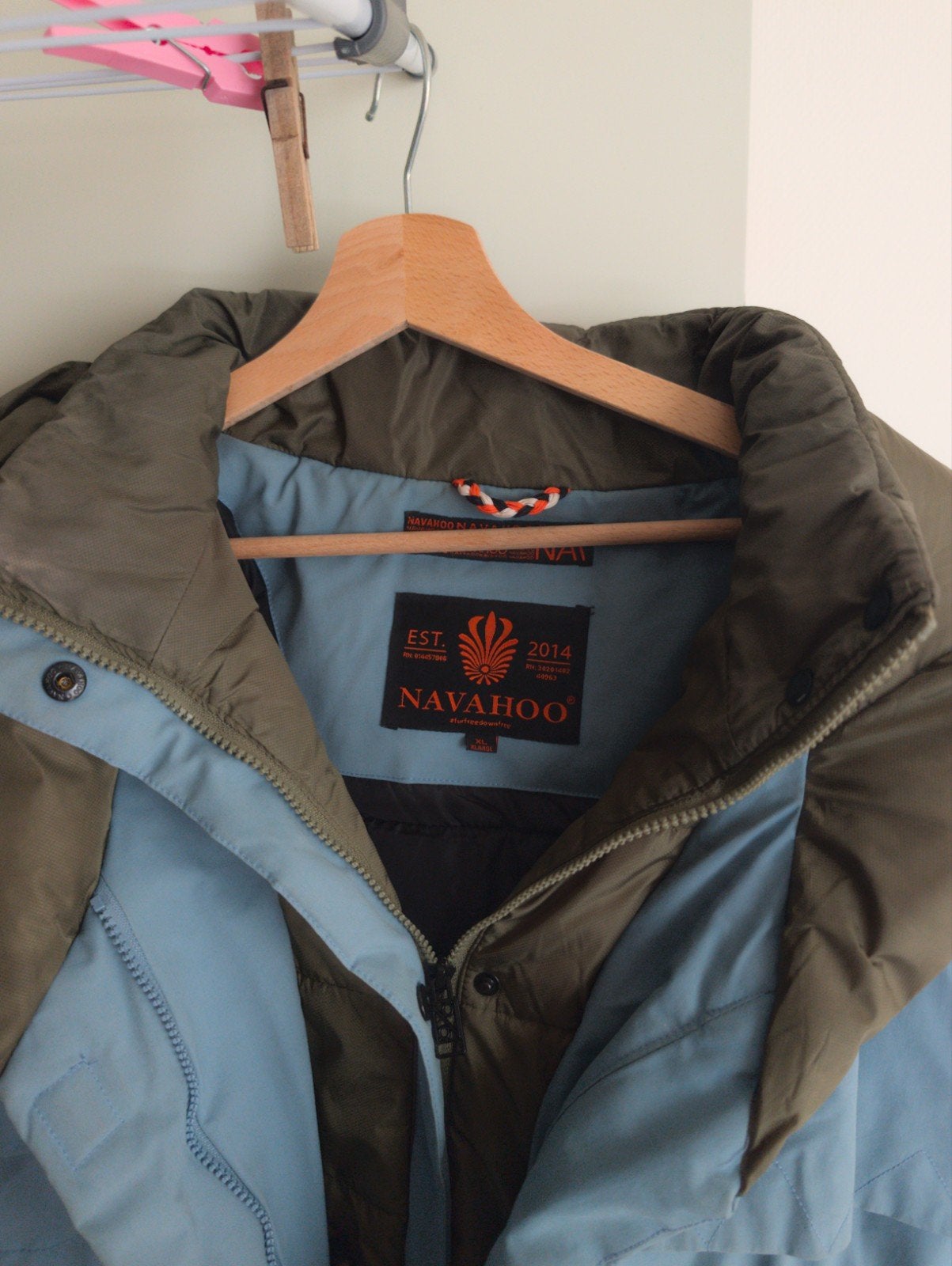 Navahoo Snowelf winterjas - Zo goed als nieuw, Navahoo, Ophalen of Verzenden, Zo goed als nieuw, Blauw
