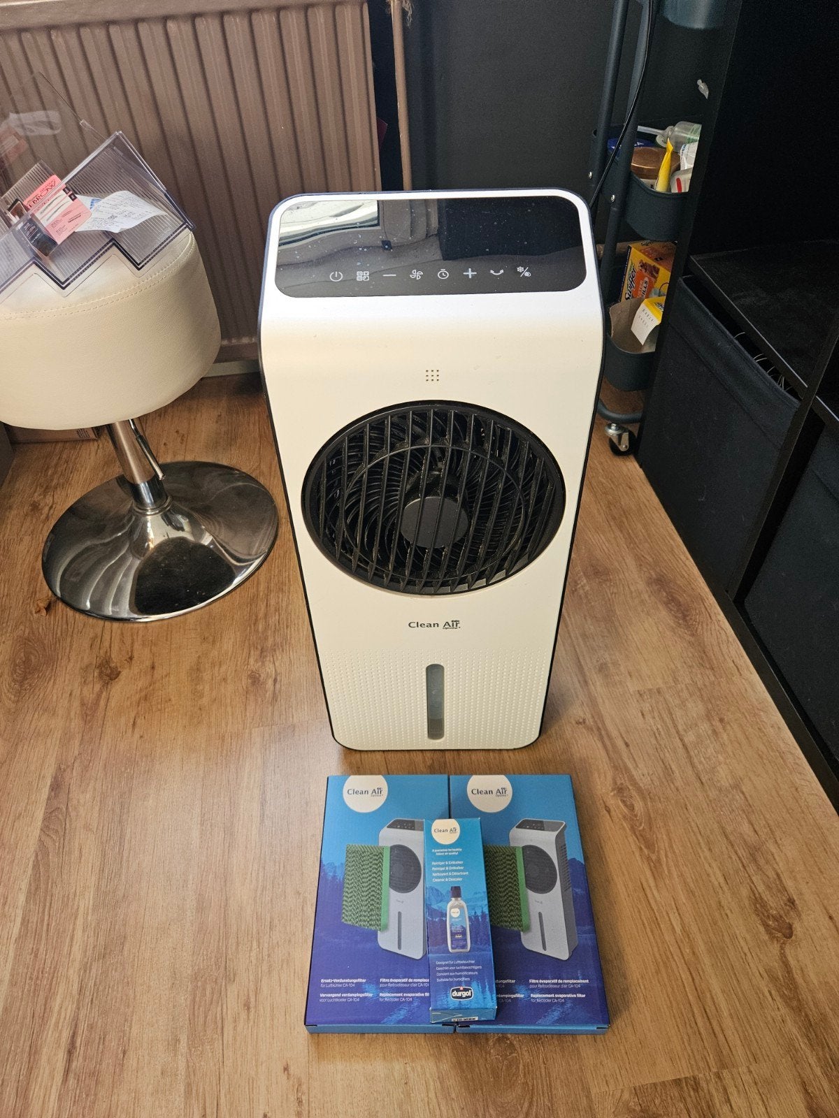 Clean Air Luchtbevochtiger met filters en reiniger, Ophalen of Verzenden, Gebruikt, Luchtbevochtiger