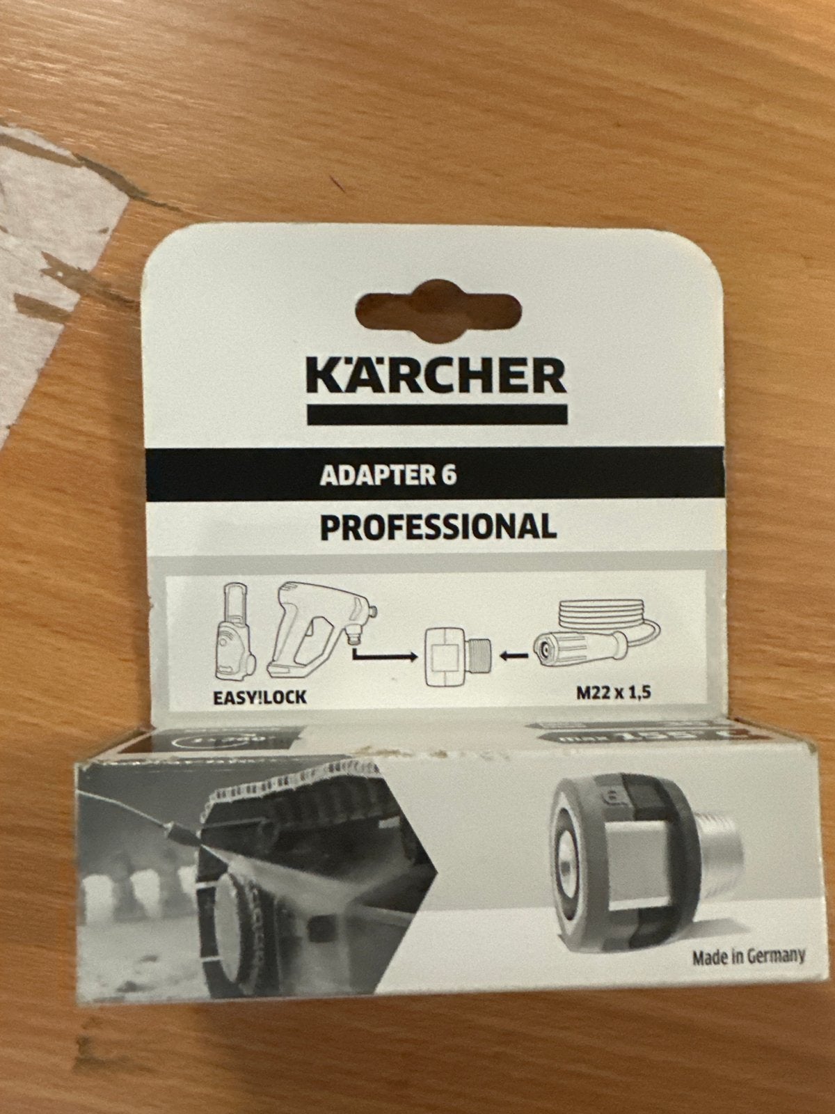 Kärcher Adapter 6 Professional Easy!Lock M22 x 1,5, Nieuw, Ophalen of Verzenden, Nvt, Nvt
