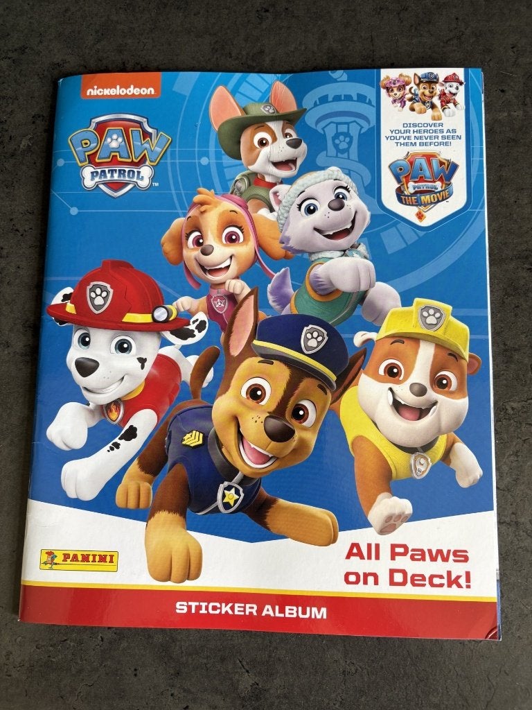 Paw Patrol - all Paws on Deck album + stickers, Verzamelen, Ophalen of Verzenden, Nieuw