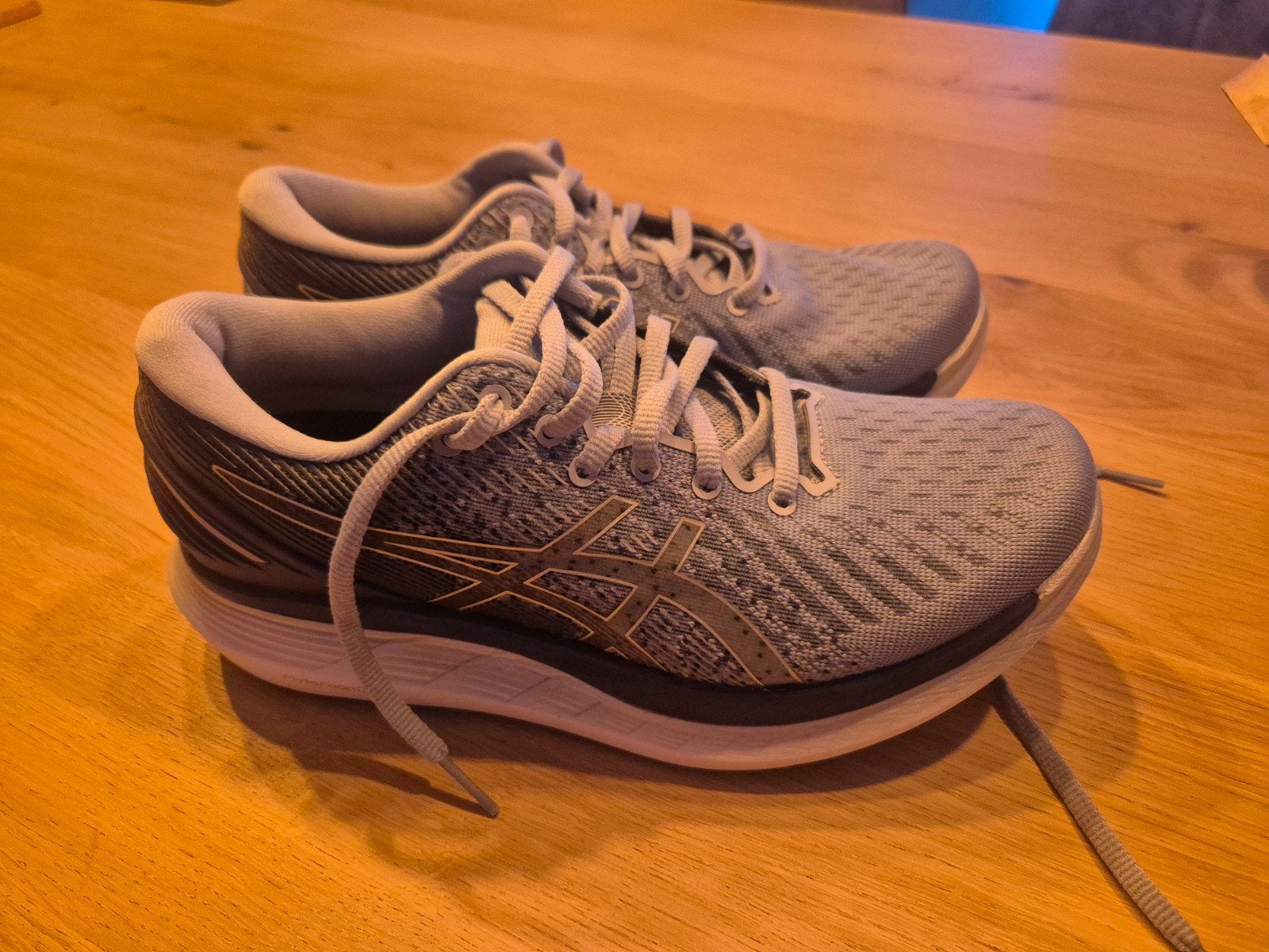Nieuwe ASICS GlideRide 2 Lady maat 39 Mist/Thunder Blue Hard, Kleding | Dames, Schoenen, Blauw, Sportschoenen, Nieuw, Ophalen of Verzenden