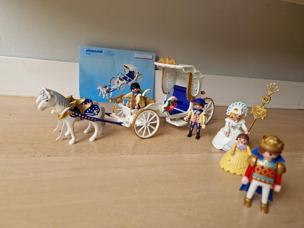 Playmobil 4258 Koninklijke Koets met Paarden, Ophalen of Verzenden, Zo goed als nieuw, Complete set