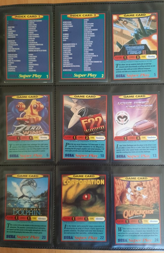 Sega Super Play Game Cards, Verzamelen, Ophalen of Verzenden, Zo goed als nieuw
