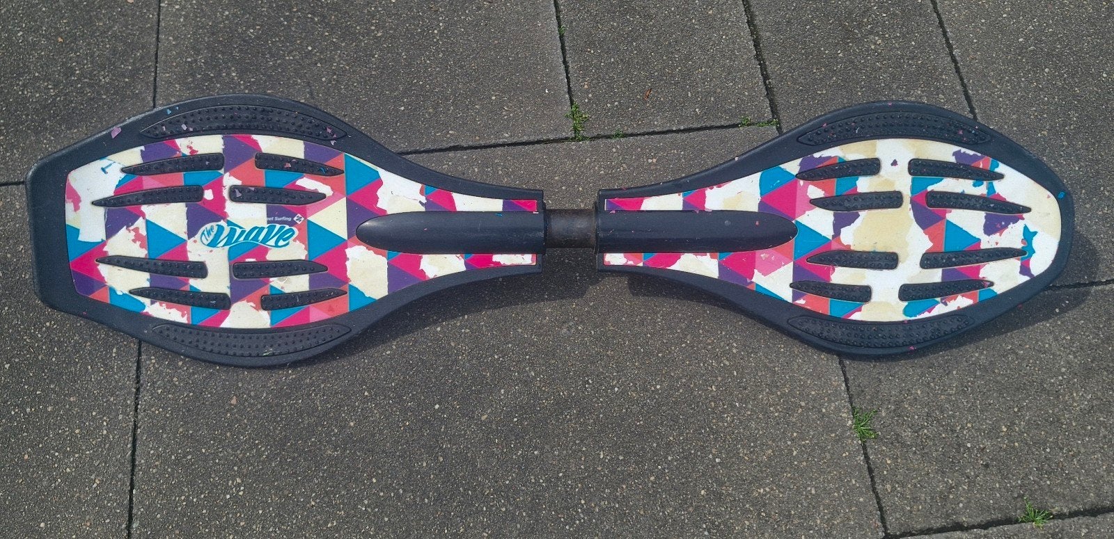 Waveboard ribstick - Bovenkant laat kleur wat los, Ophalen, Gebruikt, Waveboard