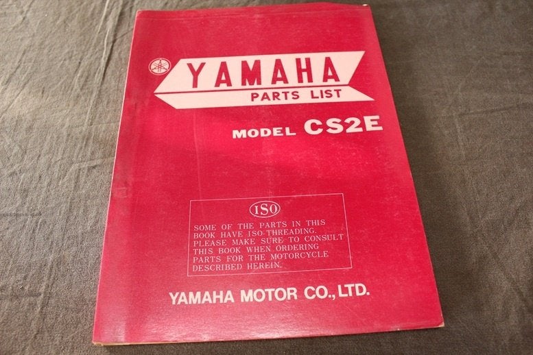 Yamaha CS2E 1969 180cc twin motorcycle parts list, Ophalen of Verzenden, Yamaha