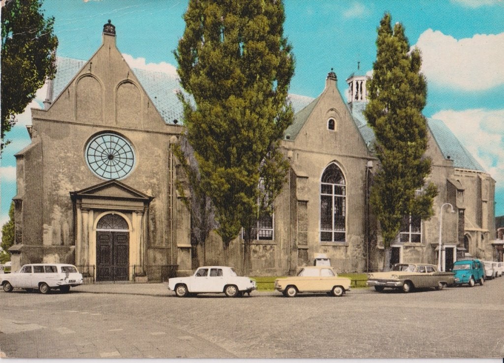 Leeuwarden met auto's, NSU, Ford Fairlane 1959, Ophalen of Verzenden, 1960 tot 1980, Gelopen, Friesland