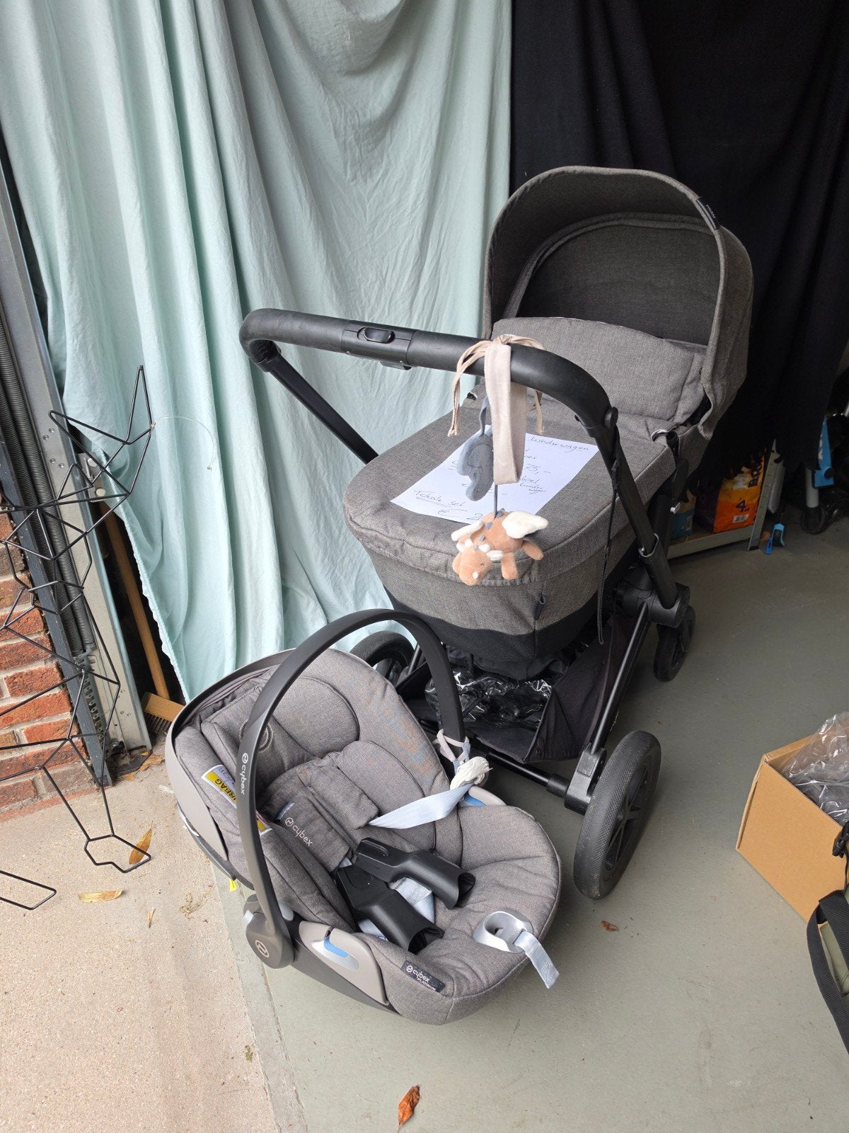 Cybex kinderwagen en autostoel (complete set), Ophalen, Zo goed als nieuw, Overige merken