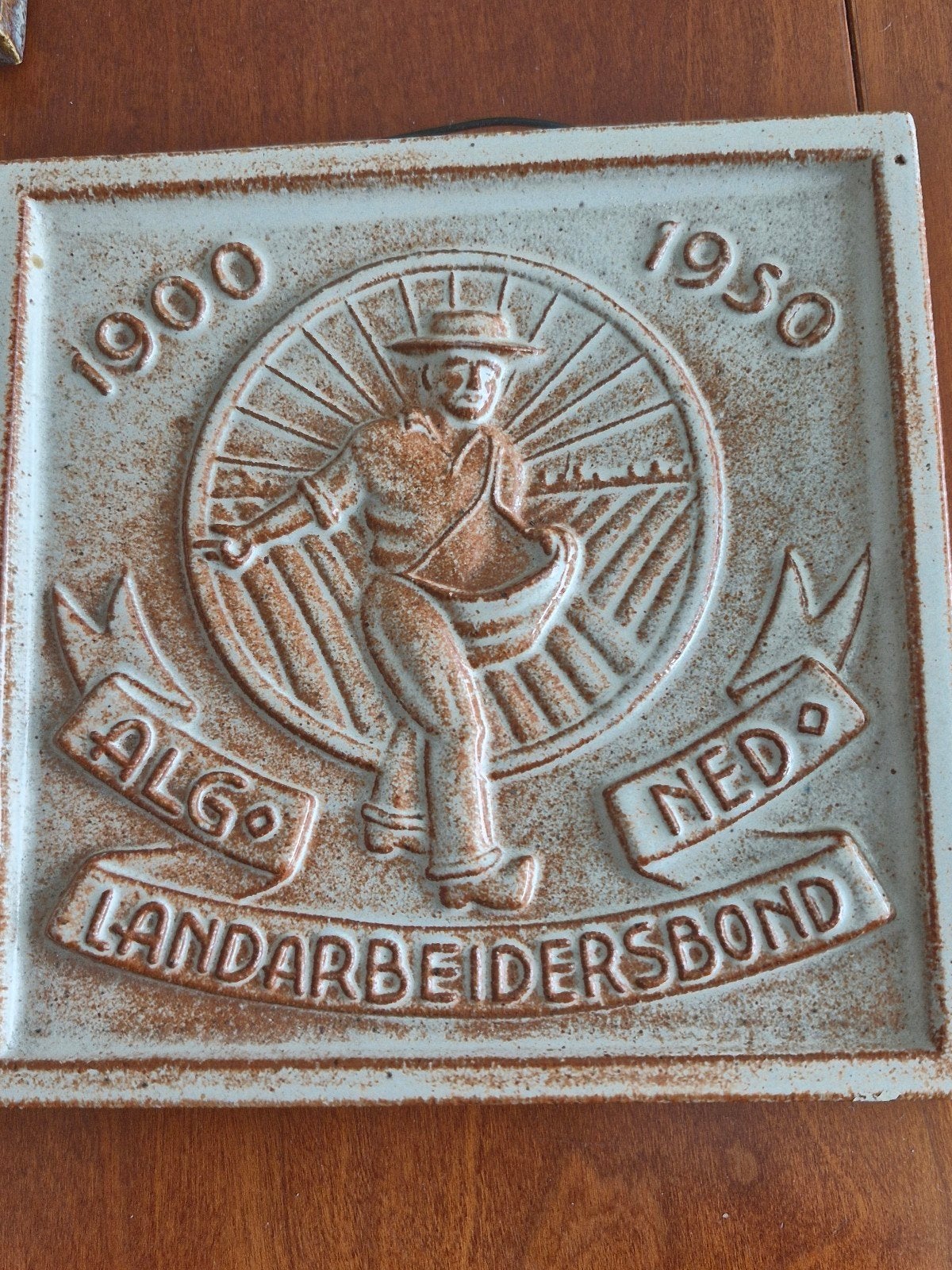 Jubileumtegel ANLB 1900-1950 - Gouden Actie, Ophalen of Verzenden