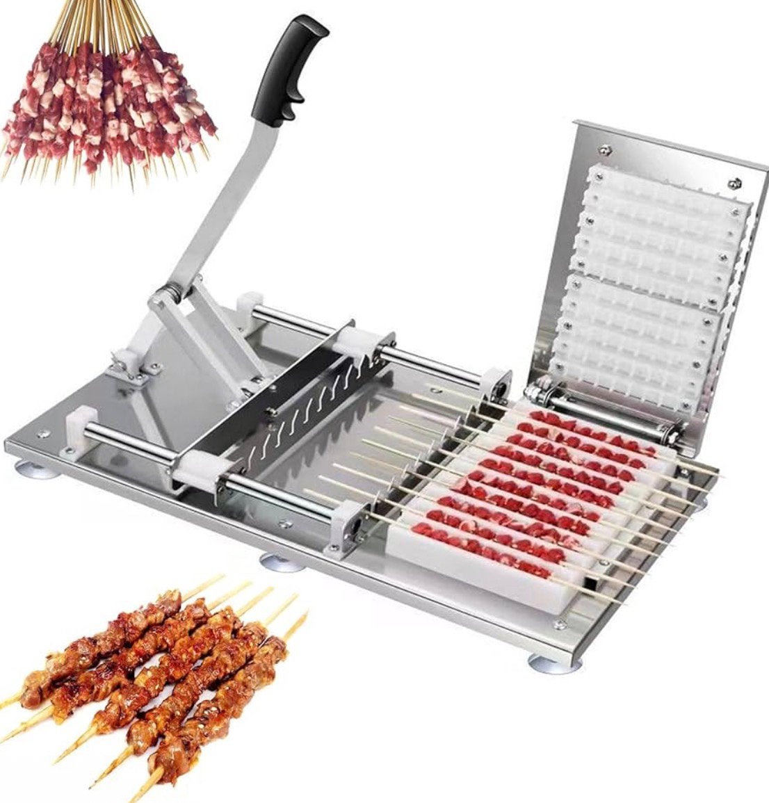 RVS Kebab Spiesmachine / Satémaker – Nieuw in Doos, Ophalen of Verzenden, Nieuw