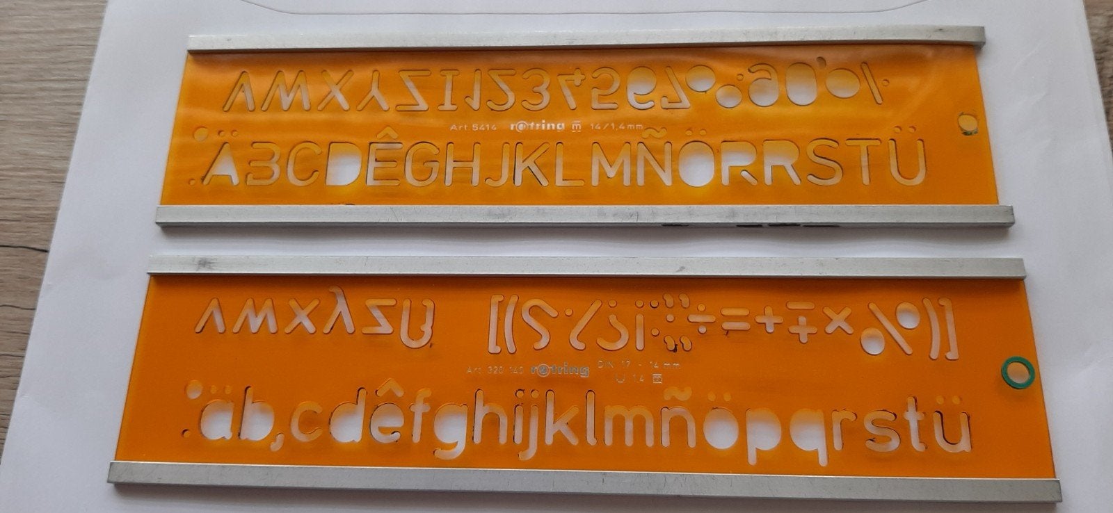 Rotring Lettersjabloon, Ophalen of Verzenden