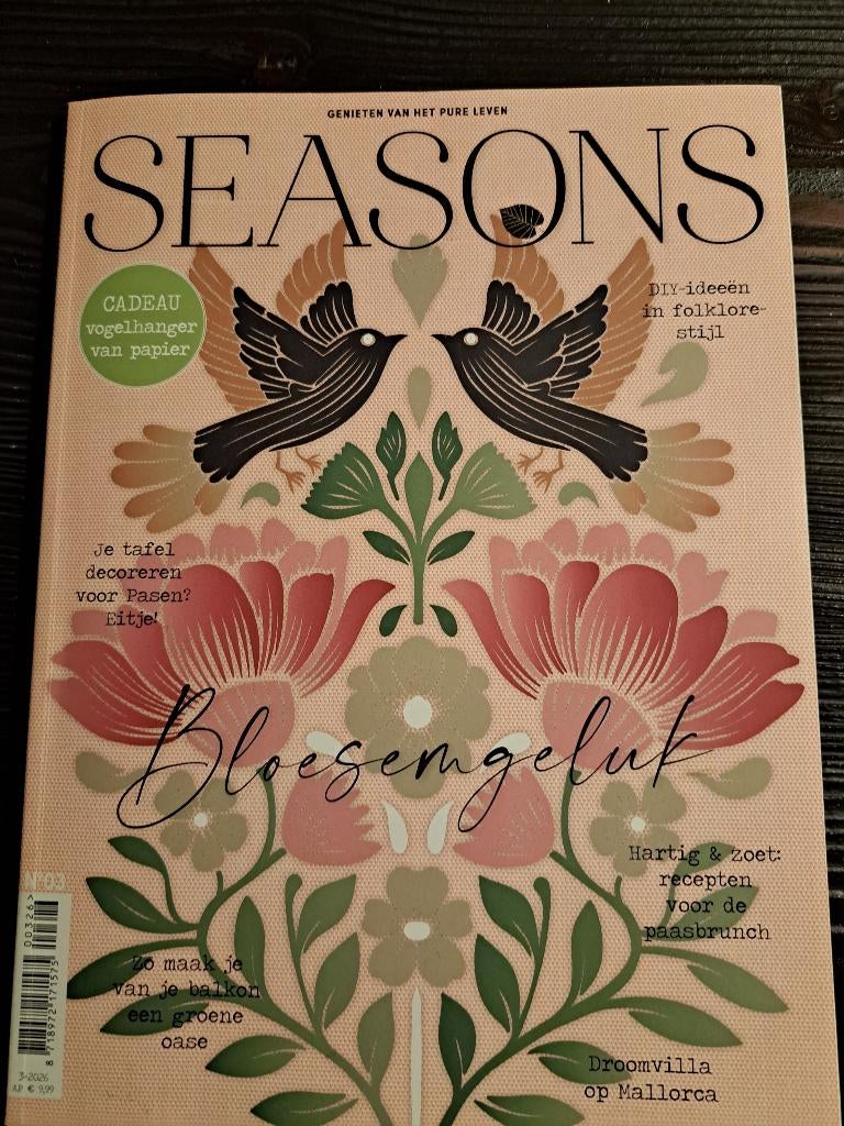 Tijdschrift Seasons nr. 3 2026, Ophalen of Verzenden, Zo goed als nieuw, Overige typen