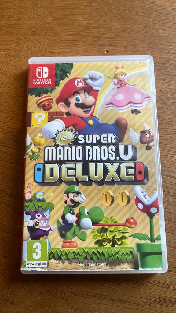 New Super Mario Bros. U Deluxe, Ophalen of Verzenden, Zo goed als nieuw, Platform, 3 spelers of meer