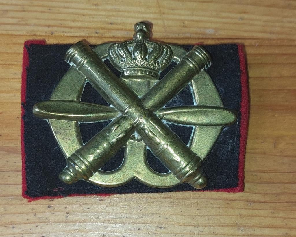 Baretembleem Luchtdoelartillerie, Verzamelen, Ophalen of Verzenden, Landmacht, Nederland, Embleem of Badge