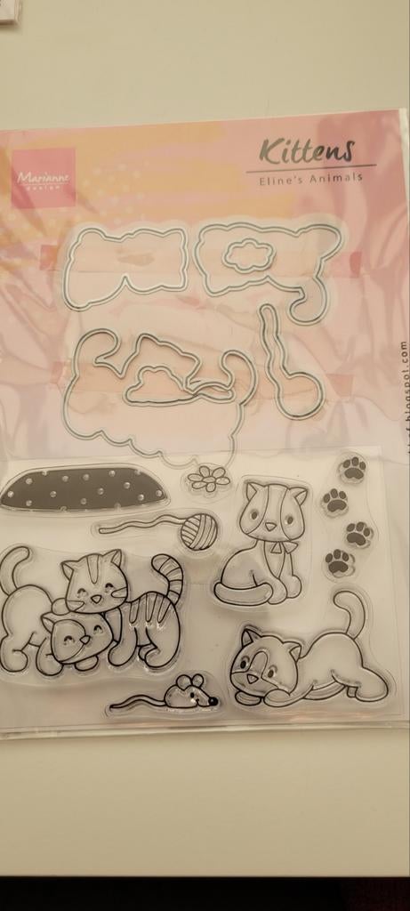 Marianne Design  - Eline's Animals - Kittens - Nieuw, Ophalen of Verzenden, Nieuw, Overige thema's, Pons of Mal