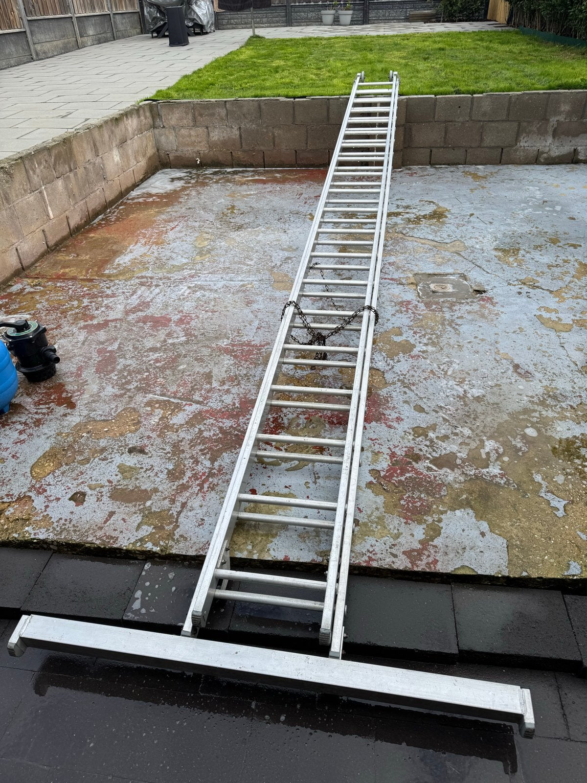Aluminium uitschuifladder - Alga products
