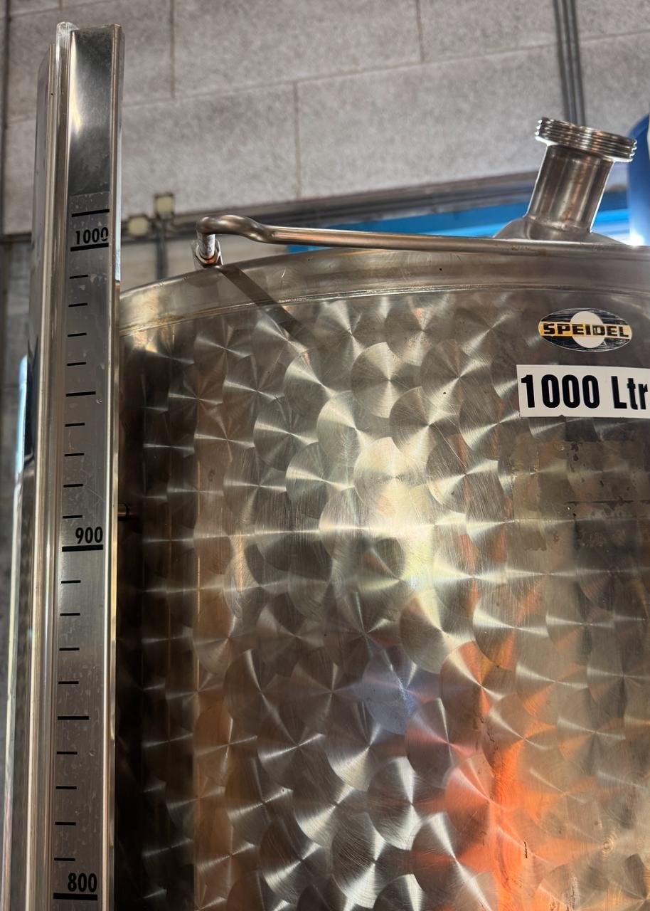 Speidel 1000 liter vergistingstank compleet, Ophalen