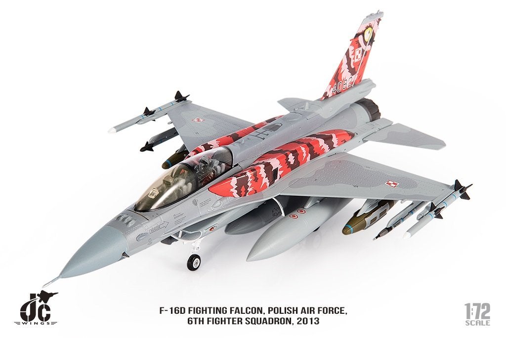 F-16D Fighting Falcon Tiger Polish Air Force 2013 JC Wings, Verzenden, Nieuw, Military-Models VJ Mendelssohnstraße 29 info@military-models-vj.de