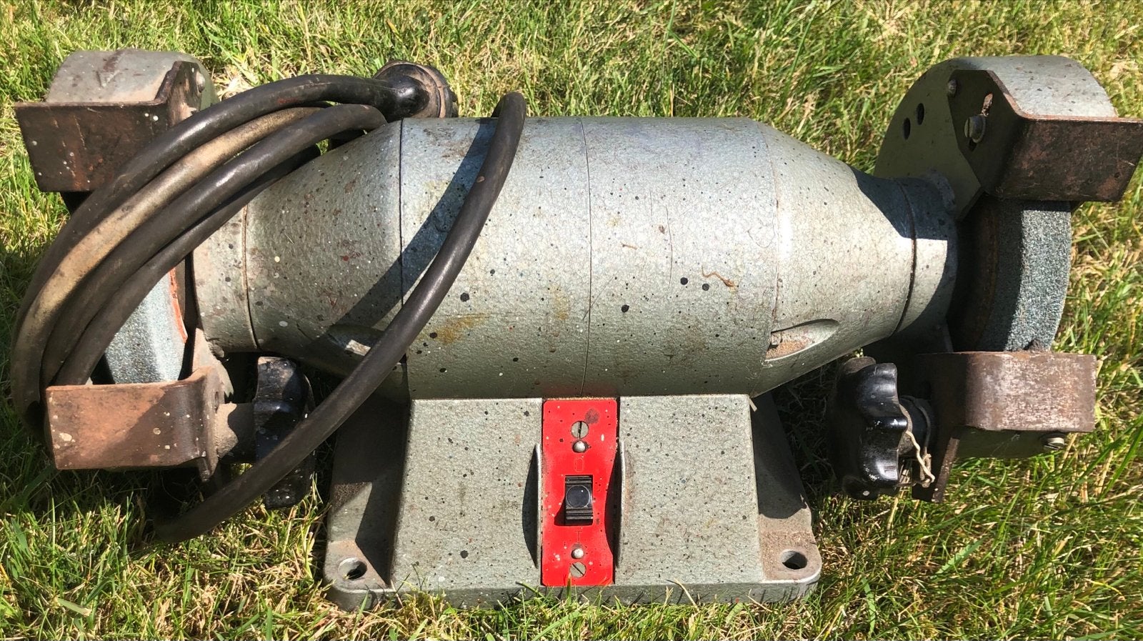 VEM Slijpmachine 160mm Tafelslijper - DDR Kwaliteit, Ophalen of Verzenden, Gebruikt, Minder dan 700 watt, Werkbankslijpmachine