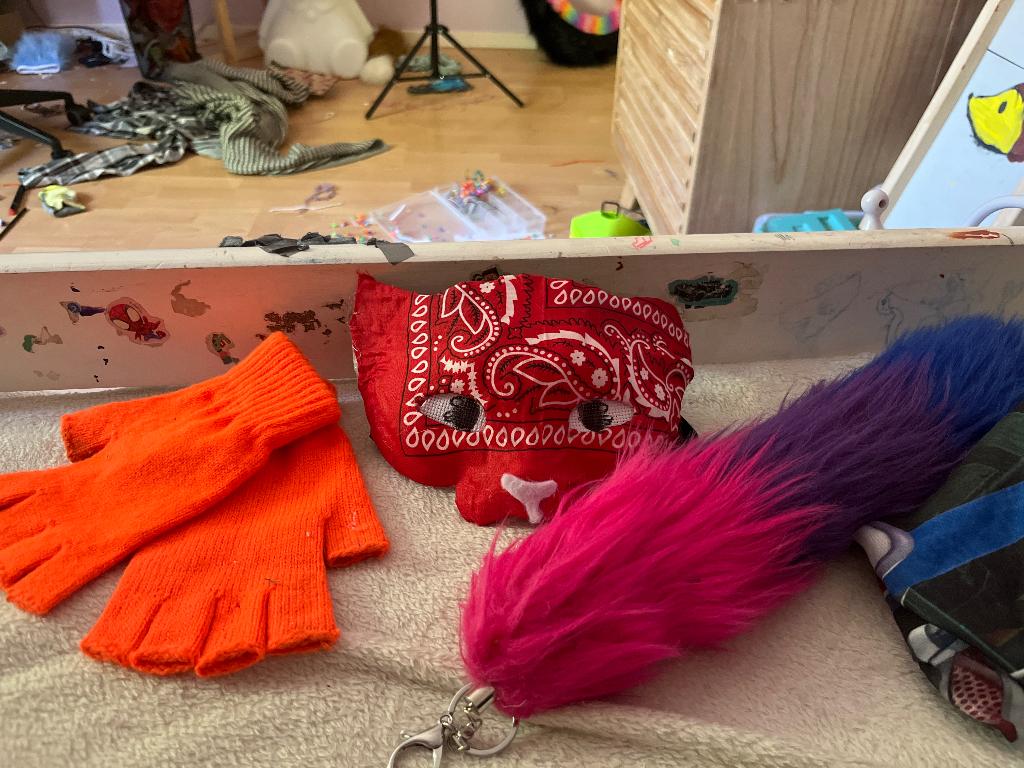 Therian kit!, Hobby en Vrije tijd, Kostuums, Theaterbenodigdheden en LARP, Verzenden, Zo goed als nieuw, Accessoires