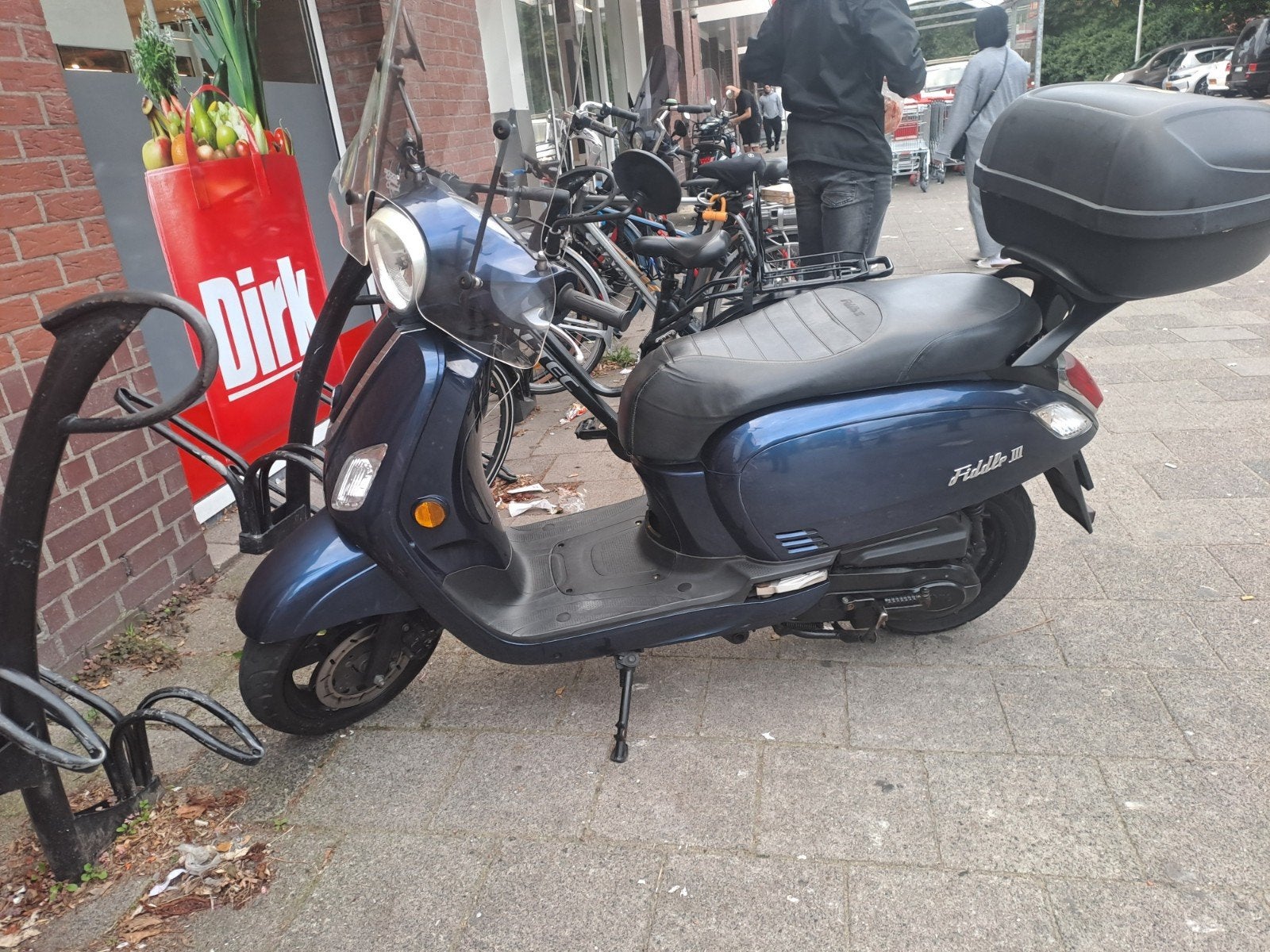 Goed werkende Sym Fiddle 3 - 14500 km, Fietsen en Brommers, Ophalen of Verzenden