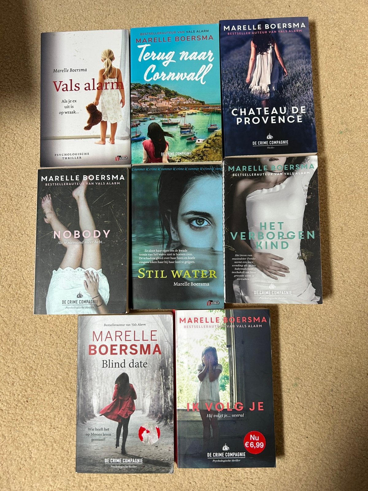 8 Marelle Boersma boeken, Ophalen, Gelezen
