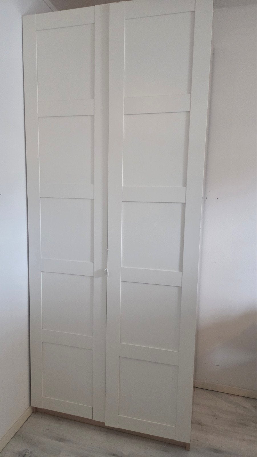 Ikea Bergsbo Pax deuren wit met scharnieren., Ophalen, 200 cm of meer, 50 tot 100 cm, Zo goed als nieuw