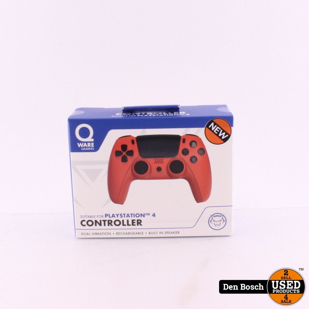 Qware PS4/PS3 Controller Rood | NIEUW, Qware, Nieuw, Info@qware.co.uk, QWARE Limited
Cromwell House
15 Andover Road
Winchester, Hampshire SO23 7BT
United Kingdom