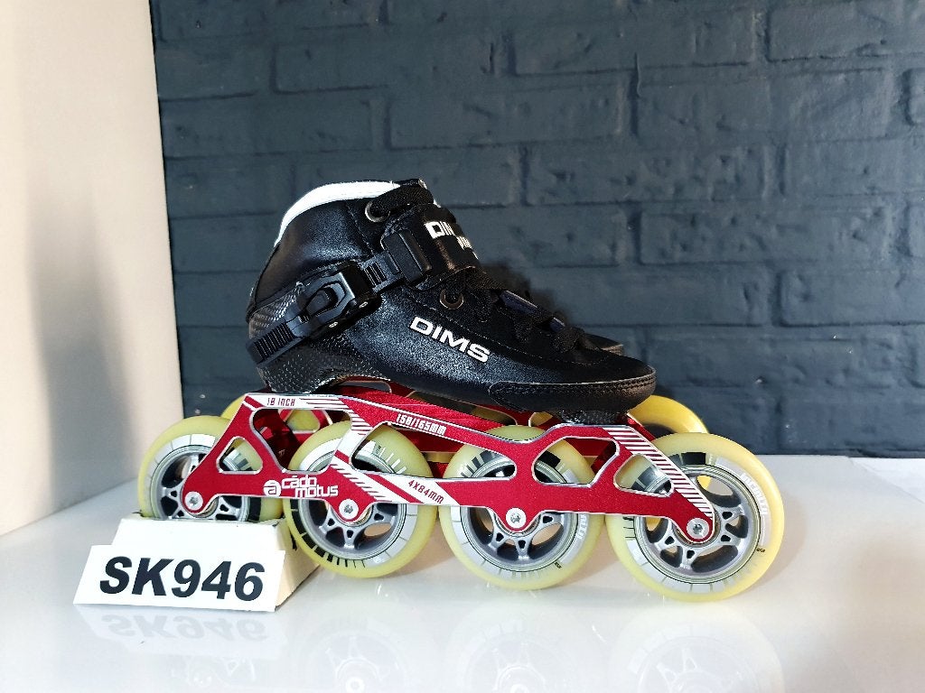 Dims Warp Skeelers Skates 4x84 84mm Wielen Maat 31, Verzenden, Nieuw, Kinderen, Inline skates 4 wielen