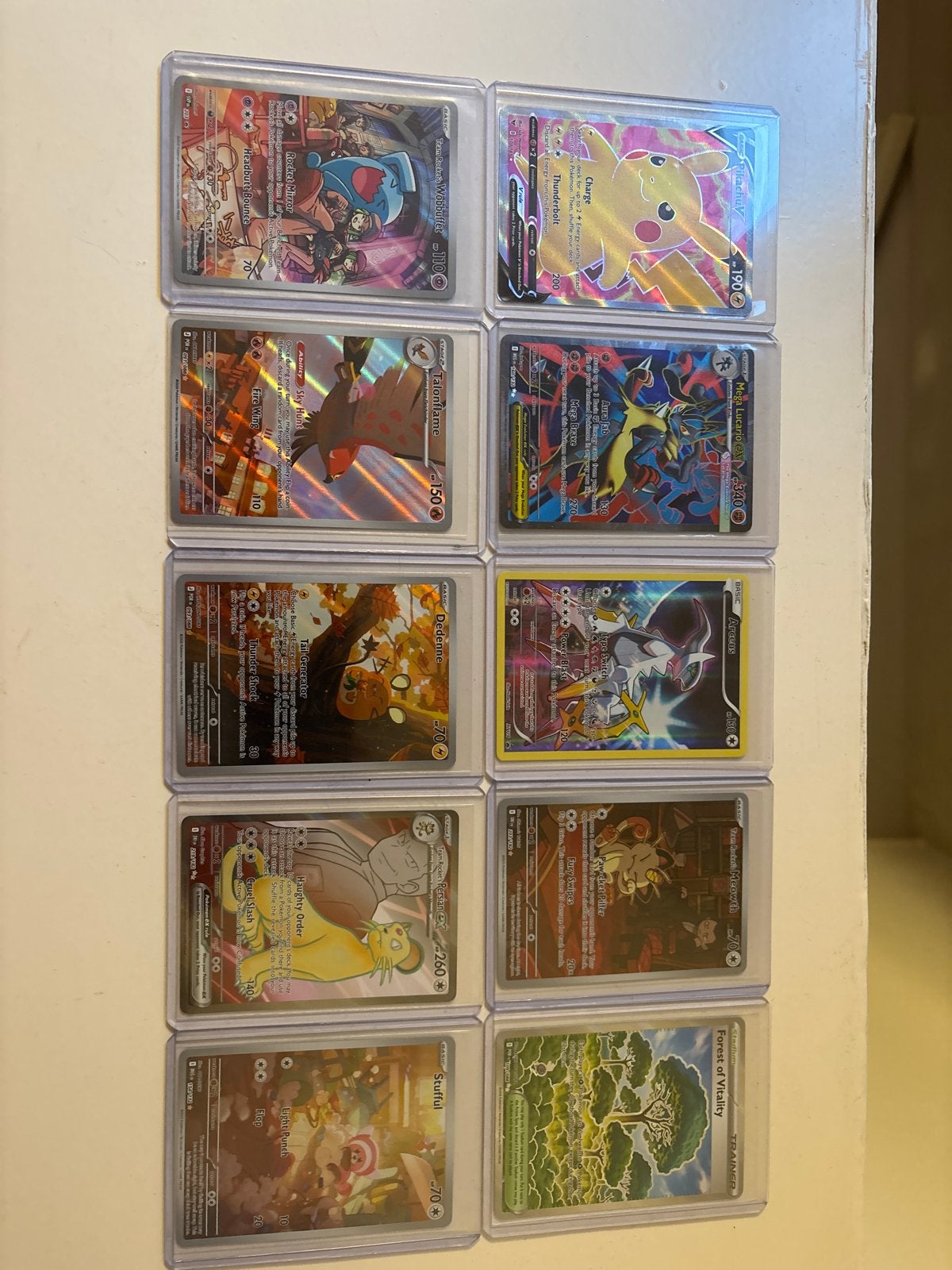 Pokémon Kaarten Collectie - Diverse Zeldzame Kaarten, Ophalen of Verzenden, Zo goed als nieuw, Meerdere kaarten