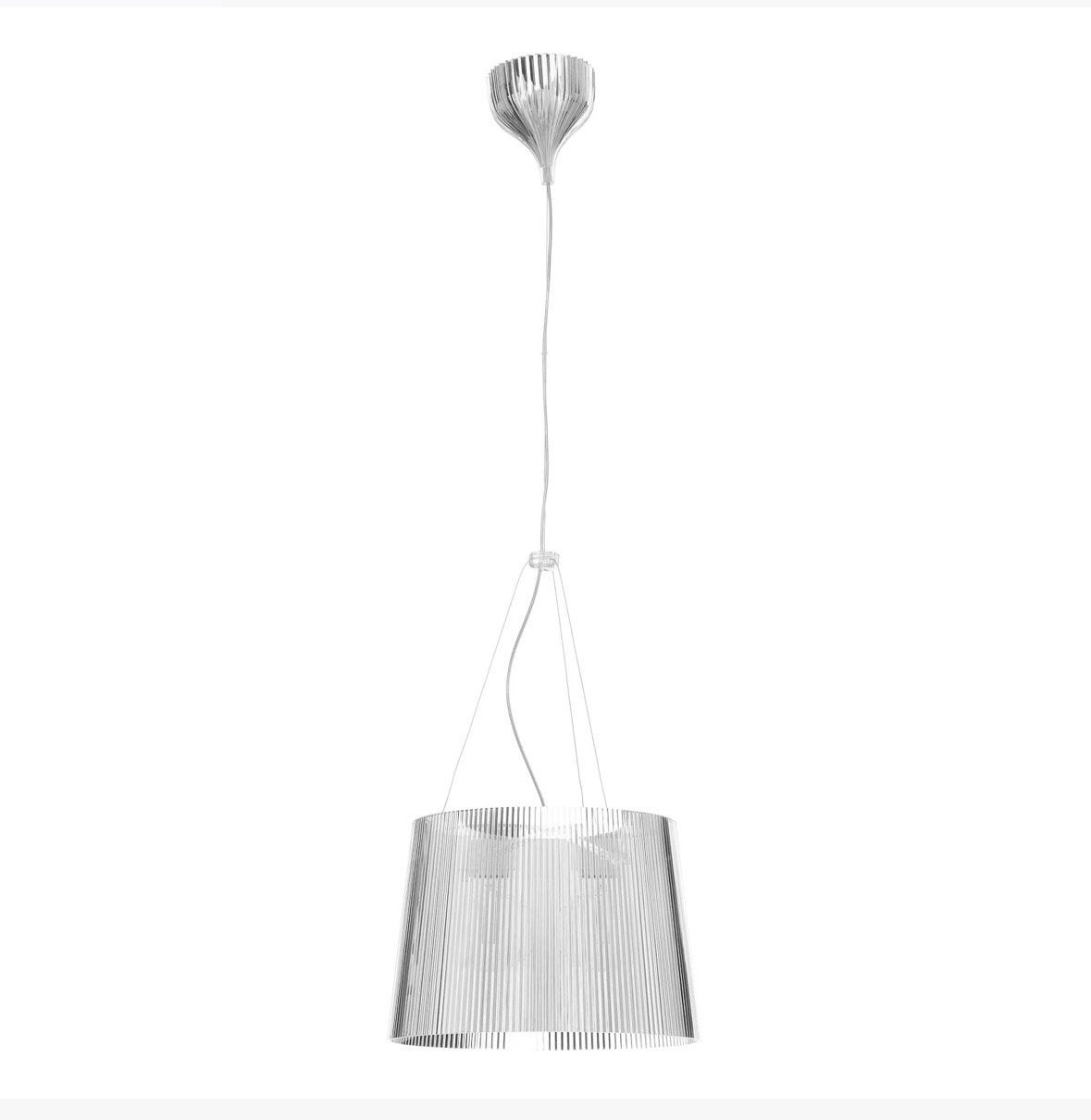 Kartell Gé LED hanglamp, transparant, Huis en Inrichting, Lampen | Hanglampen, Ophalen of Verzenden, Zo goed als nieuw, Kunststof